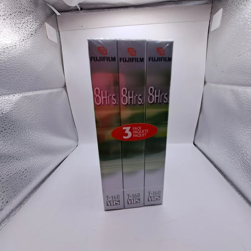 Fuji Film VHS tape 3 pack SEALED